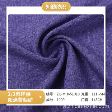 2/2 polyester thân thiện với môi trường và vải sydney
